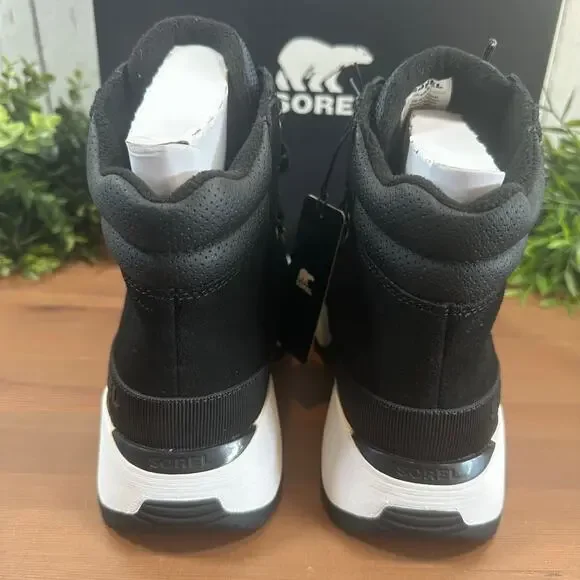 Sorel Women's Kinetic Impact Conquest Plus Waterproof Boots Black Size 8 - Picture 6 of 9